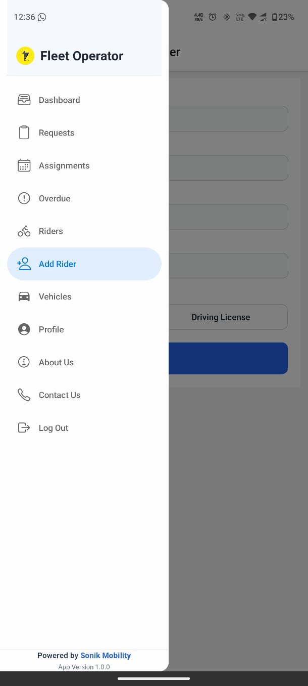 Mobile app user profile